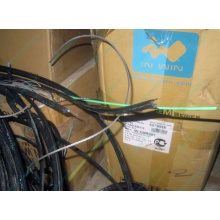 Оптический кабель Б/У для внешней прокладки (с металлическим тросом) в Кашире, оптокабель БУ (Кашира)