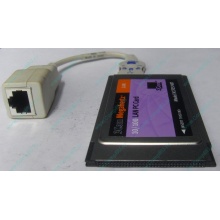 Сетевая карта для ноутбука 3COM Mehahertz 3CCFE574BT (PCMCIA) - Кашира